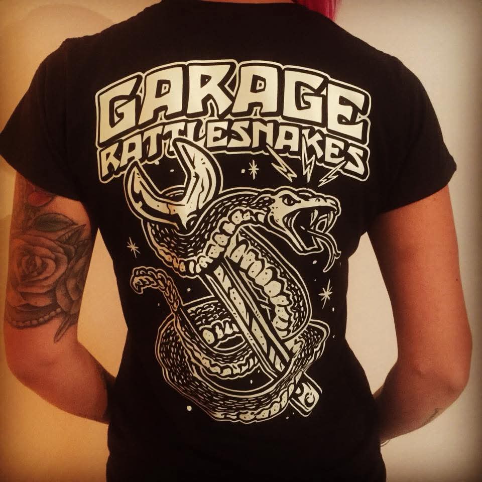 Garage Rattlesnakes t-shirt old
